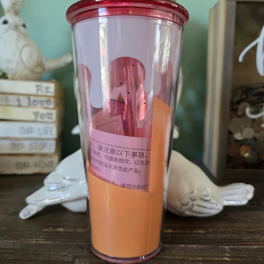 Starbucks China Summer Peach Tumbler - Picture 3 of 5